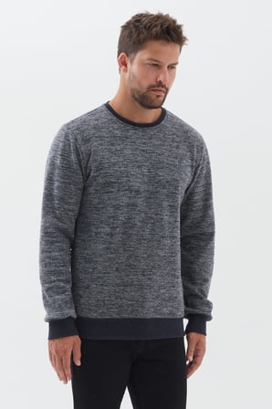 Erkek Bisiklet Yaka Pamuklu Basic Regular Fit Sweatshirt