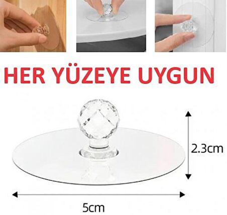 Mutfak Banyo Dolap Gardrop Kulpu Çok Amaçlı 4 ADET  Yapışkanlı Kulp Tutacak Askı 