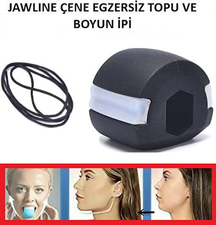 Jawline Çene Çıkarıcı Egzersiz Topu Çene Boyun Kası Güçlendirici Kas Gıdı Çene Çizgisi Egzersizi