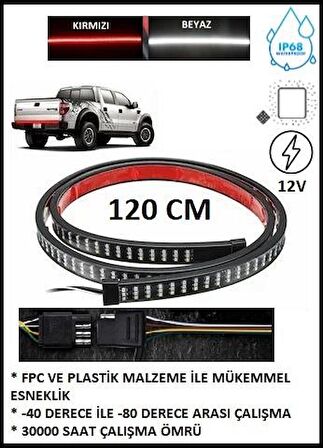 Pick Up Ledi Off Road Kayar Led Lamba 120cm Bagaj Sinyalli Karavan Yan Basamak Led