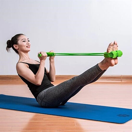 CT-STONES® Jimlastik Aleti Elastik Yay Karın Kası Çalıştırıcı Trimmer