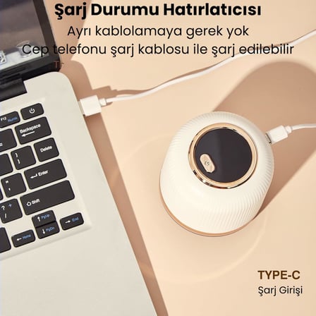 Dijital Göstergeli Şarjlı Tüy Toplayıcı &amp; Kumaş Tüy Alma Makinesi – 6 Başlıklı Bıçak + 1 Yedek Bıçak, Type-C Şarjlı, 3 Kademeli Güç, Kazak, Koltuk ve Yatak İçin