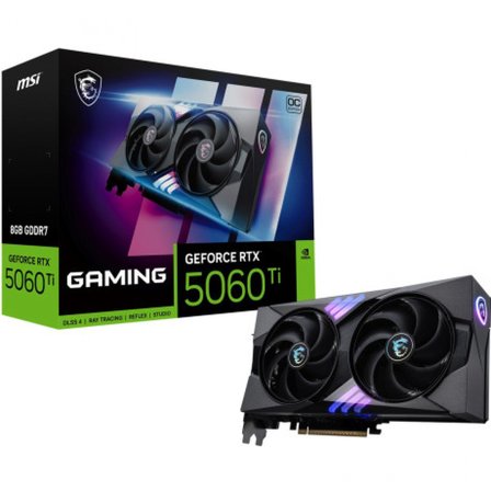 MSI GEFORCE RTX 5060 TI 8G 128BIT GAMING OC GDDR7 128B DX12 PCIE 5.0 X16 3XDP 1XHDMI
