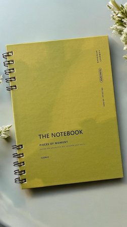 Spiralli 80 Yaprak Çizgisiz A5 Defter, Not Defteri, Okul Defteri, 4 Farklı Renk Seçeneği (03 Olive Green)