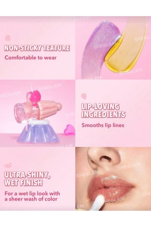 SHEGLAM Jelly Wow Hydrating Dudak Yağı -Pinkies