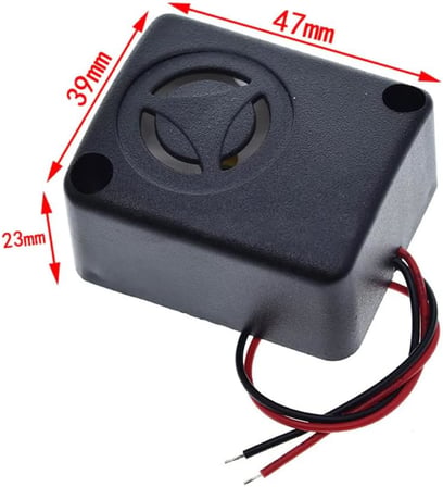 120db Aktif Buzzer DC12V Siren Yüksek Desibel Aralıklı Yüksek Beep Ses Üreteci Alarm Hırsız Araba