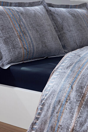 Özdilek Colorado Çift Kişilik Lastikli Fitted Çarşaf Nevresim Takımı