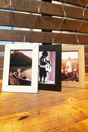 yhfoto 6 Adet 10x15 Siyah Mini Mdf Seti siyah