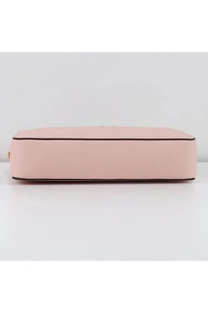 Kadın Jet Set Saffiano Pudra Pembe Deri Çapraz Omuz Çantası MK-35T8GTTC9L