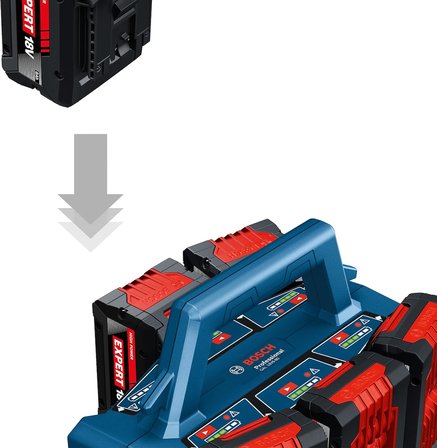 GAL 18V6-80 Çoklu Şarj Cihazı (Tüm Bosch 18V Aküler ile Uyumludur)