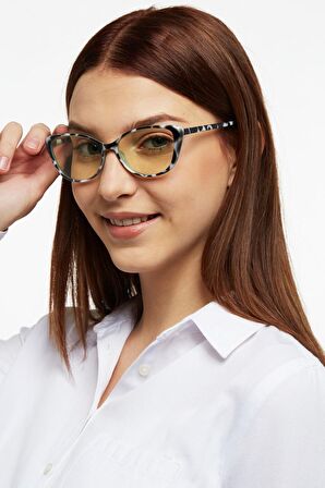 Dina Siyah  Mavi Işık Korumalı Ekran Koruyucu Gözlük