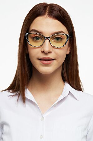 Dina Siyah  Mavi Işık Korumalı Ekran Koruyucu Gözlük