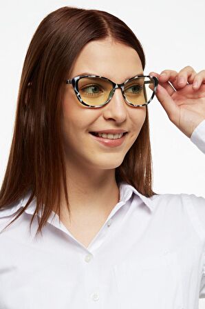 Dina Siyah  Mavi Işık Korumalı Ekran Koruyucu Gözlük