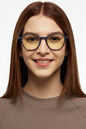 Mac Lacivert  Mavi Işık Korumalı Ekran Koruyucu Gözlük