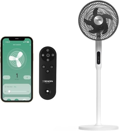 Akıllı Vantilatör Wi-Fi Bluetooth Mobil Uygulama ile Uzaktan Kontrol Edilebilen Max. 60 db Ultra Sessiz 7 Saat Zamanlayıcı Ayaklı Fan X7430