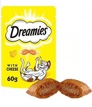 Dreamies With Cheese Peynirli Granül Yetişkin Kedi Ödülü 6x60 g 