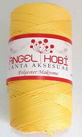 Sarı  renk polyester makrome