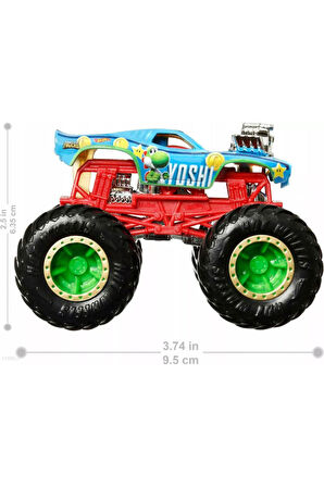 Monster Trucks Gösteri Dünyası Temalı  Arabalar Yoshi HCR77