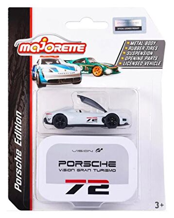 Majorette Porsche Deluxe Araçlar Porsche Vision Gran Turismo 72 Beyaz