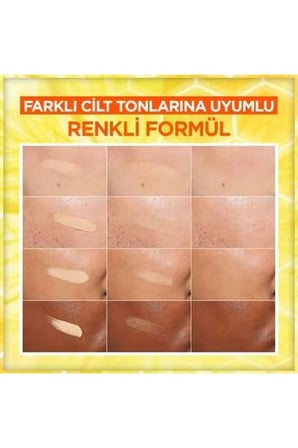 C Vitamini Parlak Günlük Güneş Koruyucu Fluid Yüz Kremi İşıltılı Doku Spf50+ 40Ml