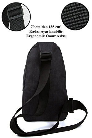 Bagorama ATHENS Unisex Bodybag Çapraz Askılı Göğüs ve Sırt Çantası