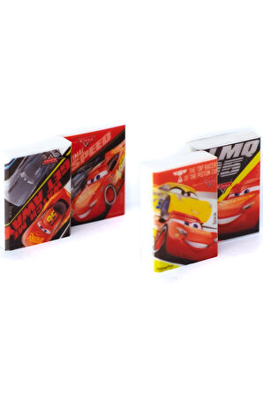 Disney Cars Baskılı Silgi Pratik iz Bırakmaz Yumuşak Sevimli Disney Tasarım 4 Adet