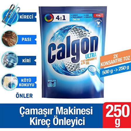 Calgon Ultra Konsantre Toz 250 Gr  Paket (2 Adet)