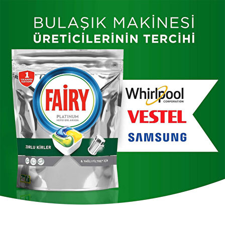 Faıry Platınum Bulaşık Maki̇nesi̇ Kapsülü 33&apos;lü Paket (2 Adet)