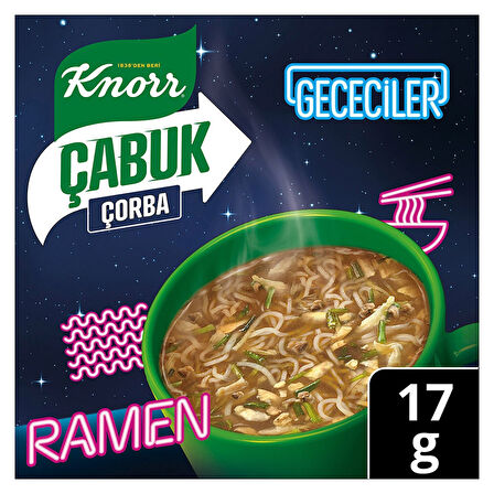 Knorr çabuk çorba Ramen 17 Gr Paket (20 Adet)