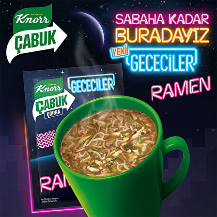 Knorr çabuk çorba Ramen 17 Gr Paket (20 Adet)