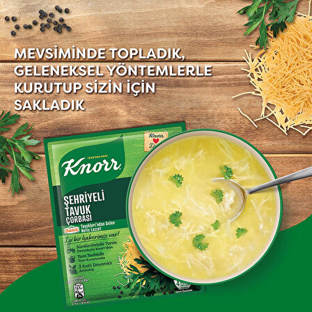 Knorr şehri̇yeli̇ Tavuk çorbası 51 Gr Paket (20 Adet)