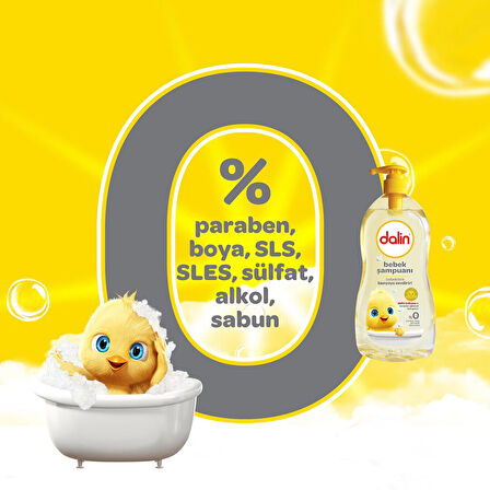 Dali̇n şampuan 900 Ml Paket (3 Adet)