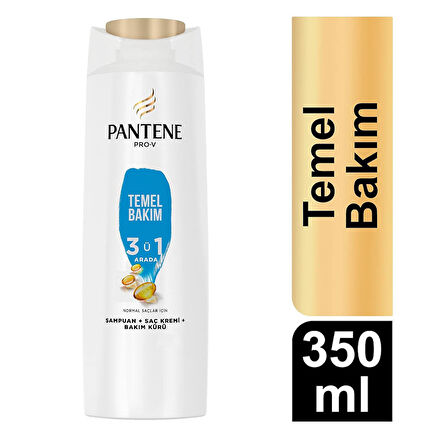 Pantene şampuan Klasi̇k Bakım 350 Ml Paket (3 Adet)