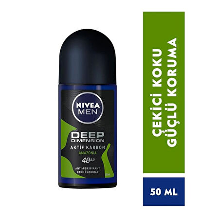 Nıvea Men Deep Dımensıon 50 Ml Paket (3 Adet)