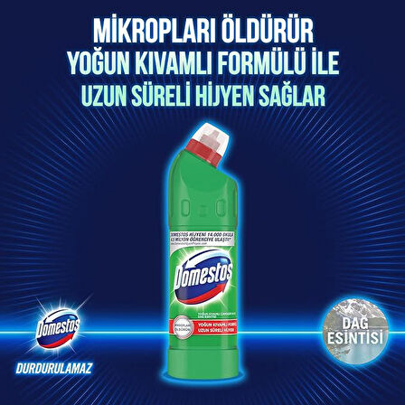 Domestos çamaşır Suyu Dağ Esi̇nti̇si̇ 750 Ml Paket (5 Adet)