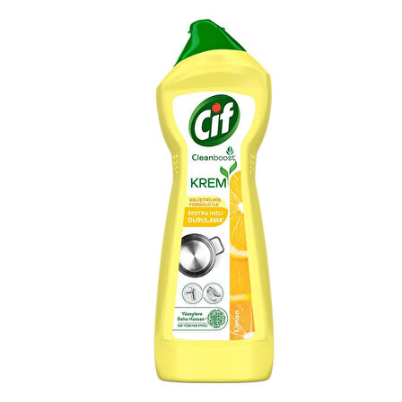 Ci̇f Krem Temi̇zli̇k Li̇mon 750ml Paket (5 Adet)