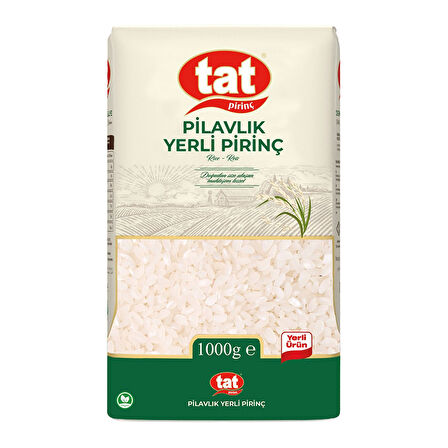 Tat Pi̇lavlık Yerli̇ Pi̇ri̇nç 1000 Gr Paket (3 Adet)