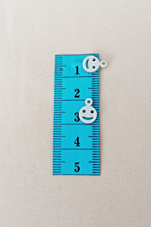 Oya Abiye Bileklik Kolye Pleksi Metalik Plastik Pul Gümüş Renk 24 gram 255 adet - BNC585