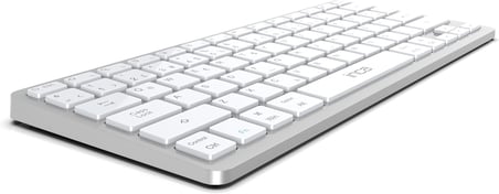 Inca IBK-565ST Bluetooth 5.0 Rechargeable Smart Silver Keyboard, 150 Saat Kullanım Süresi, Telefon, Tablet,Pc, Tv, BT Cihazlarla uyumlu, Taşınabilir, 10m kullanım Mesafesi