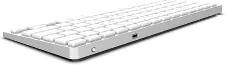 Inca IBK-565ST Bluetooth 5.0 Rechargeable Smart Silver Keyboard, 150 Saat Kullanım Süresi, Telefon, Tablet,Pc, Tv, BT Cihazlarla uyumlu, Taşınabilir, 10m kullanım Mesafesi