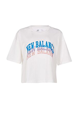 New Balance NB Womens Lifestyle T-shirt Kadın Beya