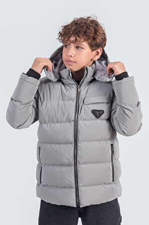  Nova Kumaş Kapüşonlu Erkek Çocuk Kışlık Mont KM2509