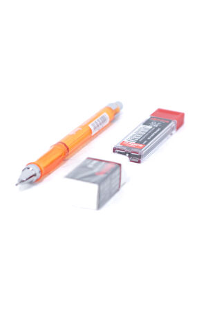 Oppland Kırtasiye Rotring Visuclik 2B Uçlu Kalem Orijinal Silgi Hediyeli 0.7 mm Dayanıklı Set