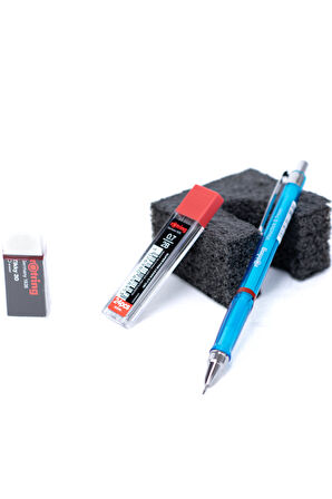 Oppland Kırtasiye Rotring Visuclik 2B Uçlu Kalem Orijinal Silgi Hediyeli 0.7 mm Dayanıklı Set