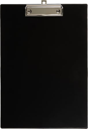 444S A4 Pvc Kapaksız Sekreter Tablası, Siyah