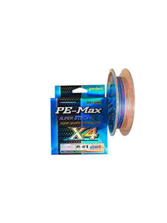 Pandora PE-4 Braid 4X 150 Mt Multicolor 0.12Mm