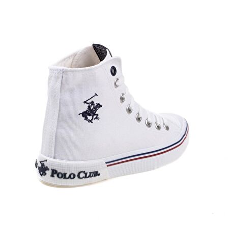 Polo Club Beyaz Unisex Uzun Keten Spor Ayakkabı