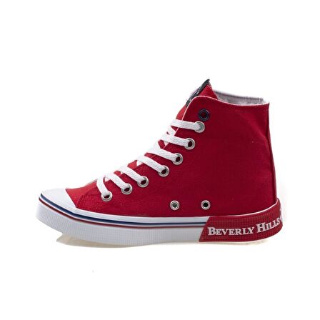 Polo Club Kırmızı Erkek Uzun Keten Spor Ayakkabı