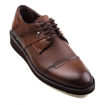 M2S Taba Erkek Hakiki Deri Lazer Günlük Ayakkabı