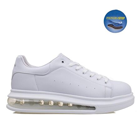 Pierre Cardin Beyaz Marc Air Unisex Siyah Sneaker